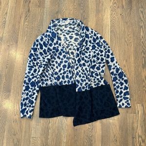 Euc white and warren cashmere cardigan